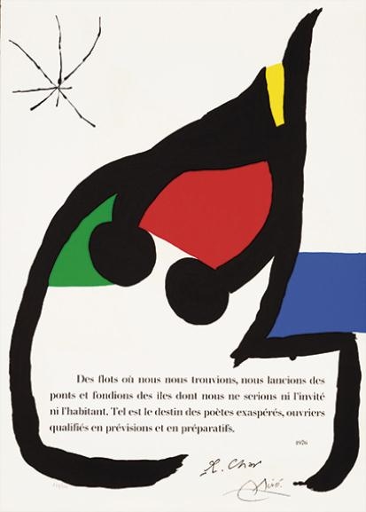 Mirò - Char by Joan Miró, 1976