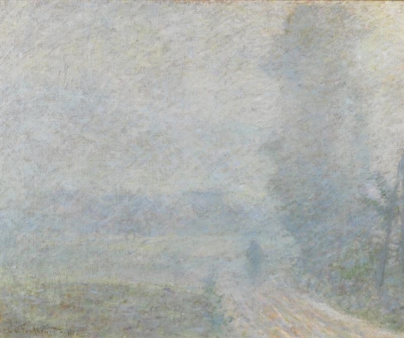 CHEMIN DANS LE BROUILLARD by Claude Monet, 1879