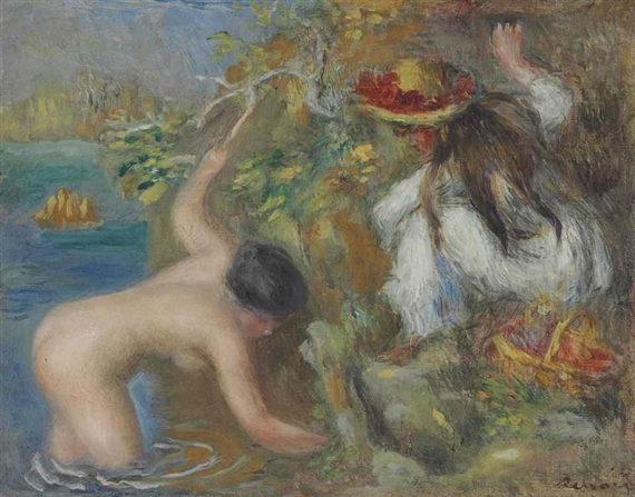 P・A・Renoir、Etude de baigneuse、超希少画集より P・A・Renoir、Etude de baigneuse、超希少画集より Baigneuses