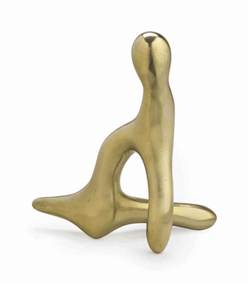 Petite figure appuyée dite L'Egyptienne by Jean Arp, 1938