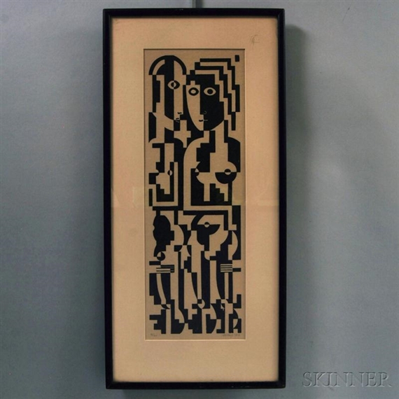 Abstract Figures by Ewald Dülberg, 1923