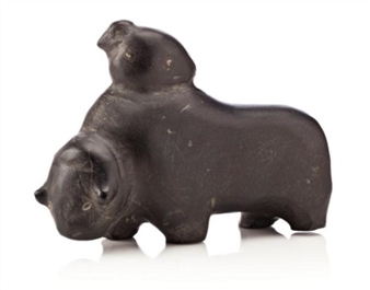 Musk-ox and Bird - David Ikutaaq