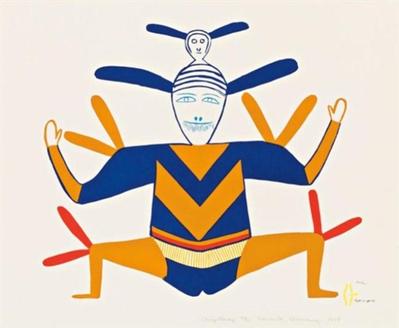 Angutkoq by Jessie Oonark, Phillipa Iksiraq, 1975
