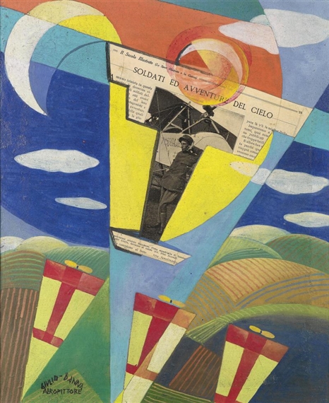 Aeropittura by Giulio d’Anna, circa 1928