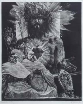 Heart of Jesus by Fritz Aigner, 1970