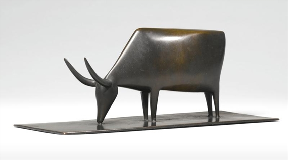 GRASENDE KUH III by Ewald Mataré, 1930