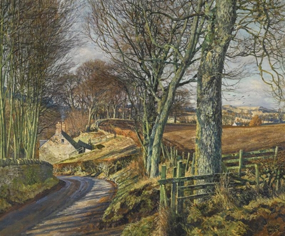 THE KNAPP ROAD, ROSSIE PRIORY by James McIntosh Patrick‏