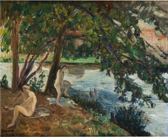 Baigneuse a Enghien - Daisy De Villeneuve