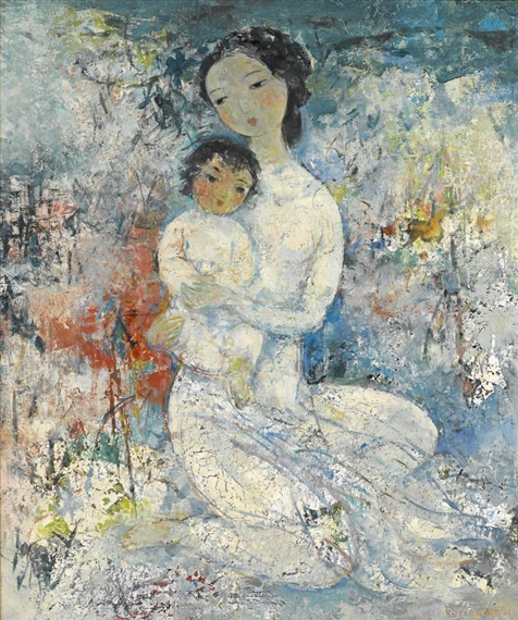 Maternité by Vu-Cao Dam, 1961