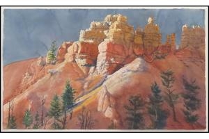 Red Canyon by Merrill Mahaffey, 1989