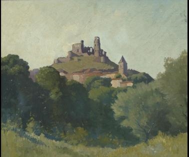 CHATEAU DE GRIMANT by Elioth Gruner, 1924