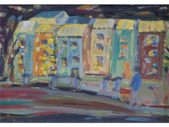 Decorated houses Hebden Bridge - Michelle Leigh