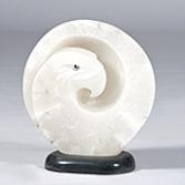 Crescent Wave Sculpture - Cloud Eagle