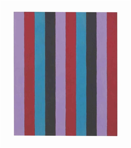 Sherrie Levine | Untitled (Two Inch Stripes) #6 (1986) | MutualArt