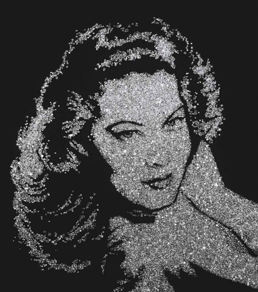 Ava Gardner (Pictures of diamonds) by Vik Muniz, 2005