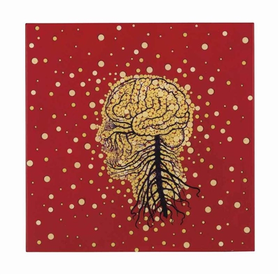 Red Head by Fred Tomaselli, 1992