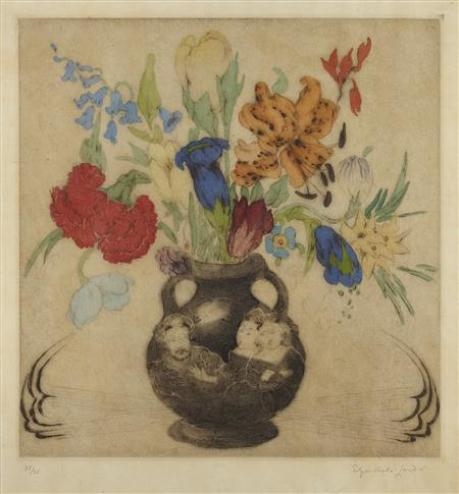 2 WORKS: ARABIAN NIGHTS; ZINNIAS by Elise Ashe Lord