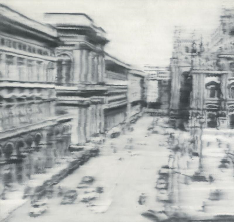 Artwork by Gerhard Richter, DOMPLATZ, MAILAND [CATHEDRAL SQUARE, MILAN], Made of oil on canvas
