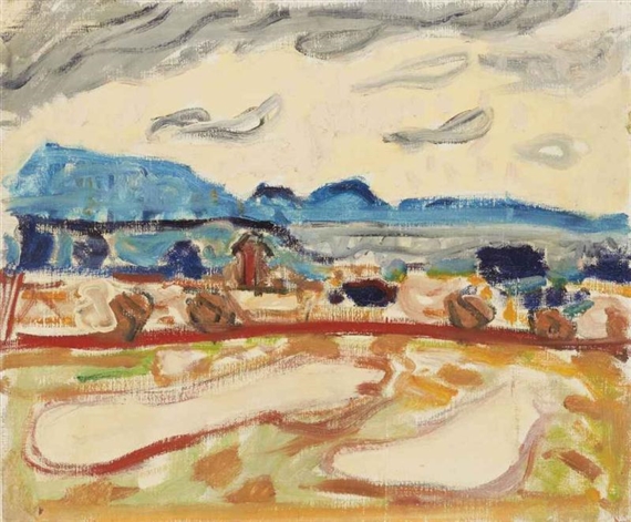 Schneeschmelze by Max Gubler, 1949