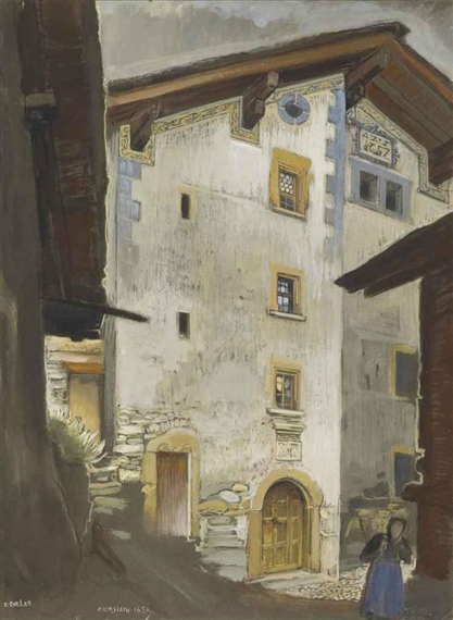 Turtmann, Ansicht Haus Zumstein 1657