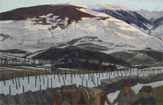 Retour à Granois by Ernest Biéler, 1900