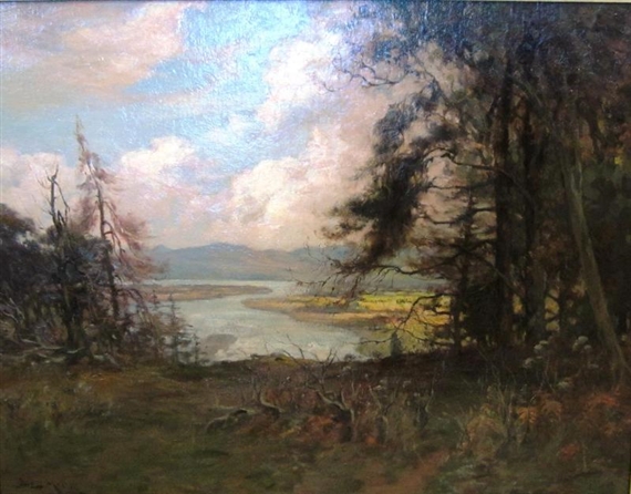 Evening loch by Joe Milne