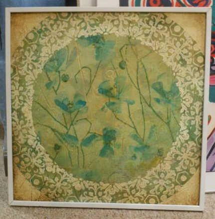 Artwork by William Lachance, Elixir, Made of encaustic on board