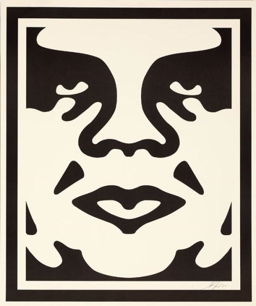 Obey Giant Face by Shepard Fairey, 2008