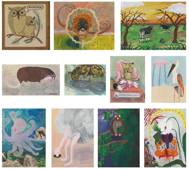 Jim Shaw PAINTINGS FOUND IN AN OIST THRIFT STORE (2002) MutualArt