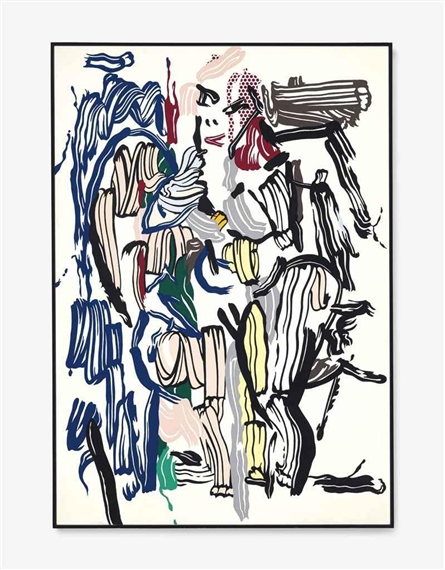 Roy Lichtenstein Woman With Flowered Hat