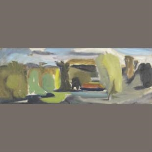 Artwork by Ivon Hitchens, View of Iping, Made of oil on canvas