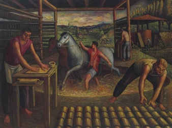 Untitled (Clay Workers) - Alipio Jaramillo