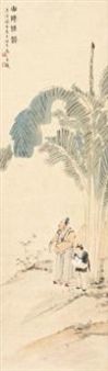A Scholar Under Plantain - Tang Yun