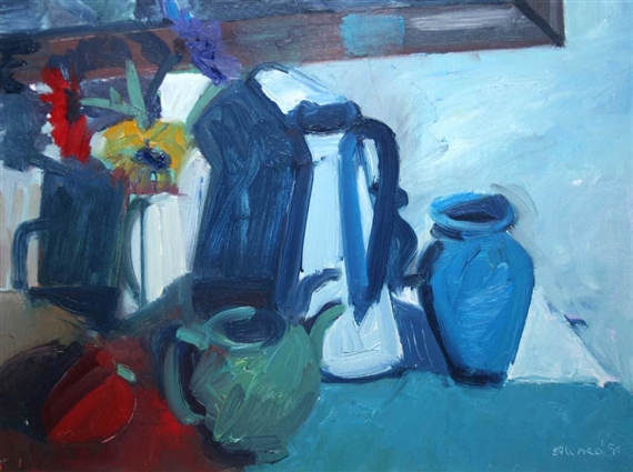 Brian Ballard | OBJECTS AND GERBRAS (1990) | MutualArt