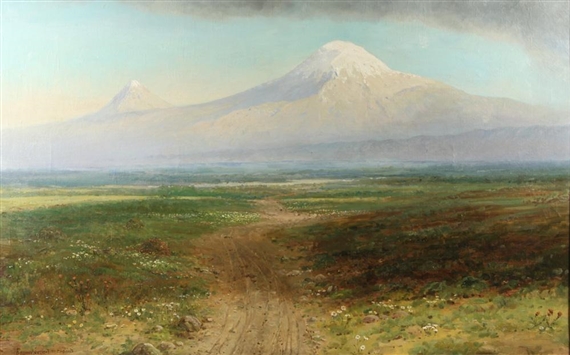 Mount Ararat by Georgii Zakharovitch Bashindzhagian, 1911