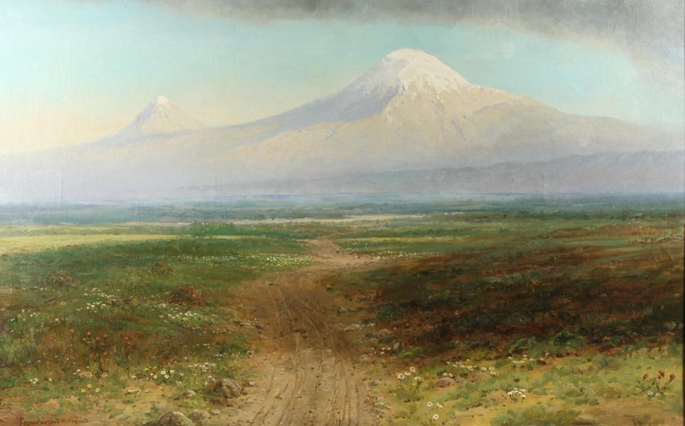 Artwork by Georgii Zakharovitch Bashindzhagian, Mount Ararat, Made of oil on canvas
