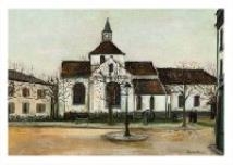 Maurice Utrillo | L'eglise Saint-Sulpice d'Aulnay-sous-B (ca. 1910