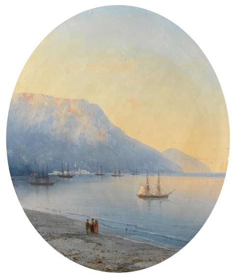 VIEW OF YALTA by Ivan Aivazovsky, 1870