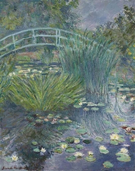 Passerelle sur l'étang aux nymphéas (Giverny) - Blanche Hoschedé Monet