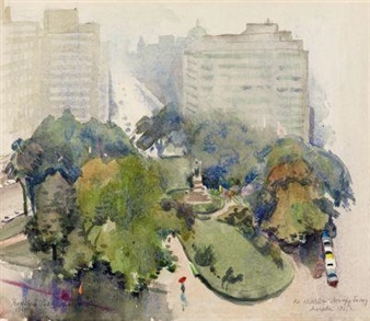 Washington in the Rain - Orest Georgijewitsch Werejskij