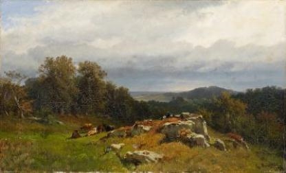 Thunder Storm by Gustav Meissner, 1874