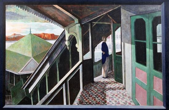 Artwork by Peter Messer, The Winter Palace, Made of tempera