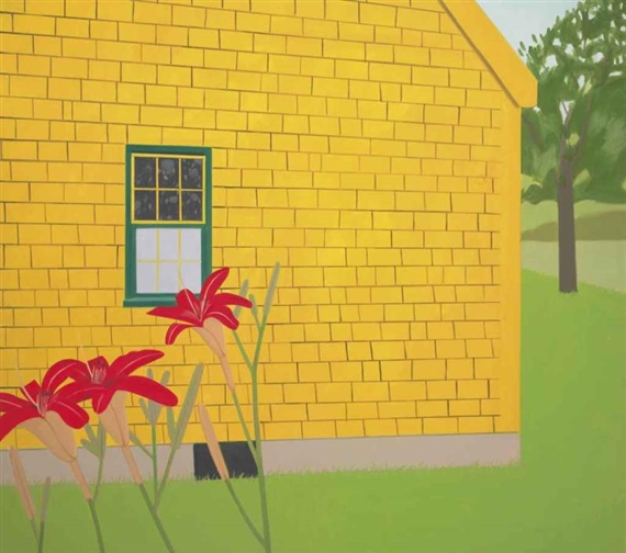 Alex Katz | The Grey Dress | MutualArt