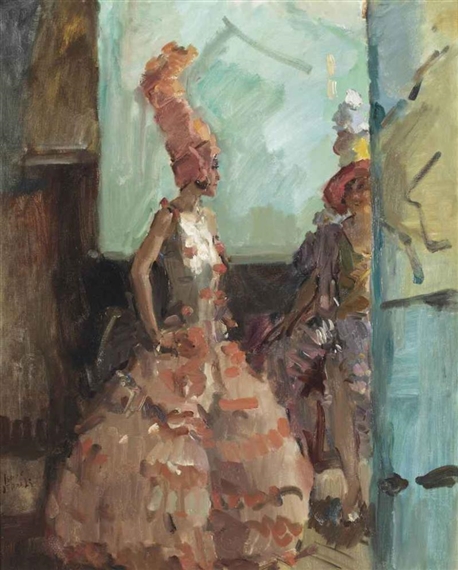 Revue girls in the Scala Theatre, The Hague by Isaac Israëls, 1927-1934