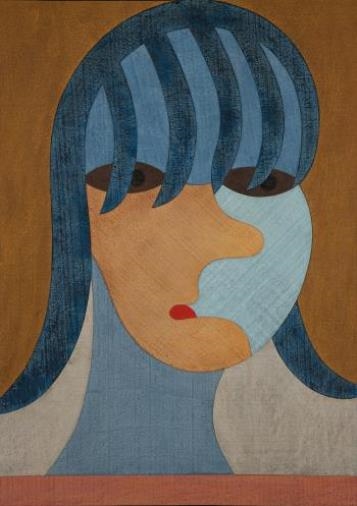 Girl With A Blue Fringe