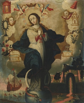 IMMACULADA - South American School, 18th Century
