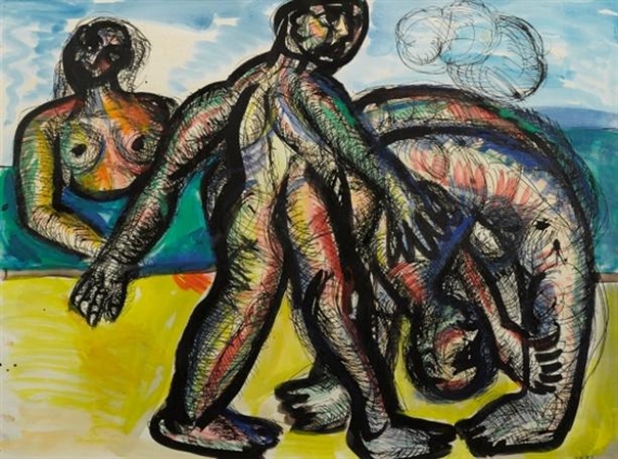 Untitled (Figures) by Joe Furlonger, 1983