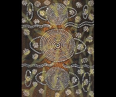 Euro Dreaming by Tim Leura Tjapaltjarri, 1973