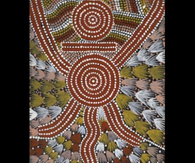 Untitled by Kaapa Tjampitjinpa, 1973