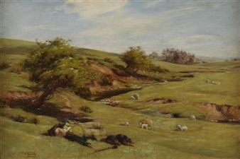 Sleeping Shepherd - Charles Martin Hardie